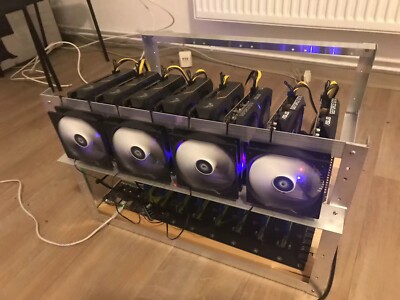 GPU Mining Rig Ab 283MH/s ETH 8x Asus 1660s (Alles Hynix)