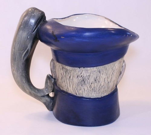 Taza de arte popular de colección de cerámica náutica para caza de ballenas cubo B Been 1976 Sea Captain - Imagen 6 de 12