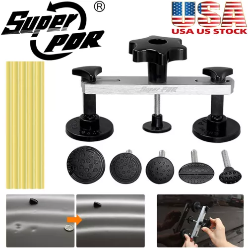 Car Paintless Dent Puller Bridge Tools Lifter Auto Body Repair Hail Removal Kits