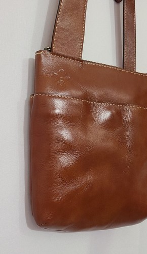 Patricia Nash Umhängetasche Stipes Leder - Hellbraun - Neu mit Etikett - Orig. 169,00 $ - Bild 4 von 7