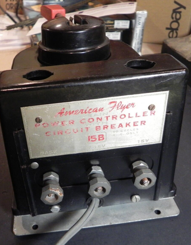 American Flyer 15B 110 watt Transformer Deadman Handle AC Vintage 1953 - Picture 7 of 8