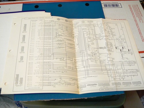 1995 1996 Hyundai Sonata Electrical/Wiring Diagrams Manual/ Original Equipment - Picture 3 of 3