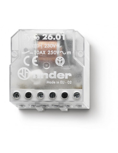 Télérupteur de boîte 1NO 10A 230V AC 281216 FINDER 260182300000