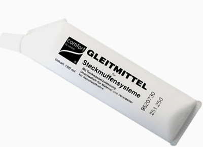 Sanibel Gleitmittel Tube 150 ml HT- KG- und PVC-Rohr DVGW-Zulassung  Steckmuffe