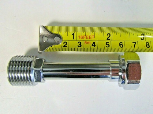 1/2" RADIATOR VALVE CHROME ADJUSTABLE EXTENSION 15 TO 35mm, 15 TO 55mm LONG - Picture 9 of 9