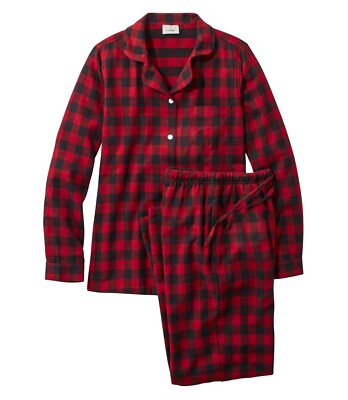 Women's Scotch Plaid Flannel Pajamas Size: S