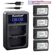 Kastar Battery LCD Dual USB Charger for Sony NP-FZ100 BC-QZ1  Sony Alpha a9S