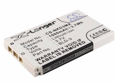 1000mAh Battery For Nokia BLD-3,2100,3200,3300,6560,6585,7210,3205i,6610i,7250i