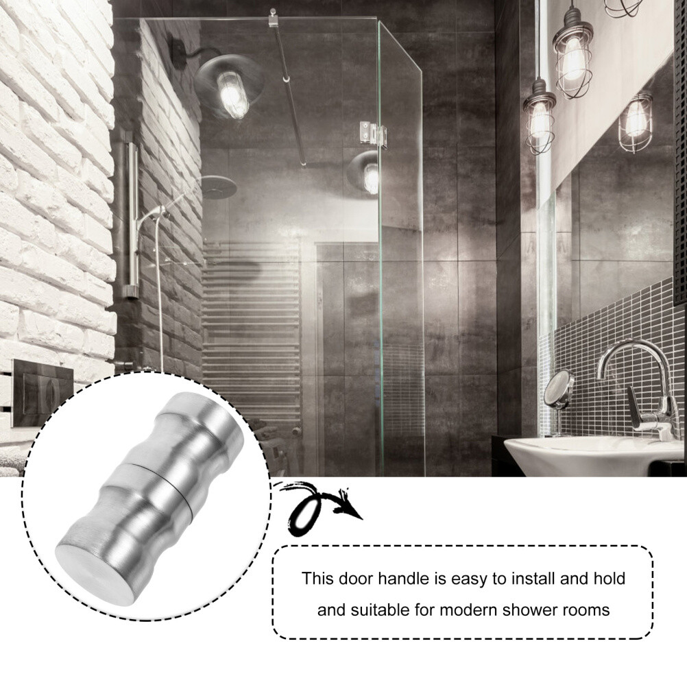 Bathroom Door Handle Shower Replacement Parts Universal Zinc Alloy Knob Glass
