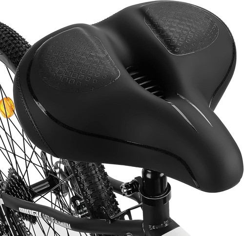 TONBUX Fahrrad Sattel Breiter Fahrradsattel, Atmungsaktiv Bequem Weich Für Damen - Bild 10 von 11