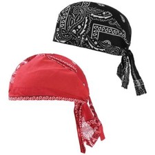 Skull Caps for Men Women, Multifunctional Headwear Bike Hard Hat Helmet Liner