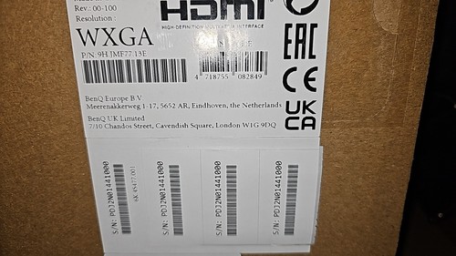 BenQ MW809STH Projektor Beamer Kurzdistanzprojektor WXGA 3500 Ansilumen - - Bild 11 von 13