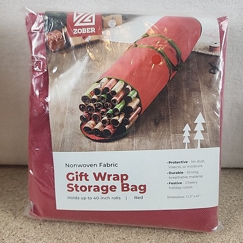 NEW Christmas Gift Wrap Organizer 40" Rolls Gift Wrap Holds up to 12 Rolls