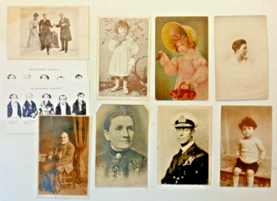Postkarten mit Portraits 10 x verschiedene alte Postkarten