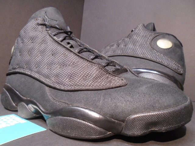 NIKE AIR JORDAN XIII 13 RETRO TRIPLE BLACK CAT ANTHRACITE BRED 414571-011  11