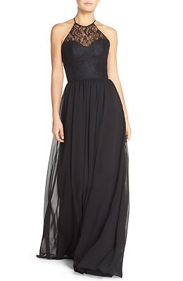 NEW HAYLEY PAIGE OCCASIONS Lace & Chiffon Halter DRESS GOWN Size 8 $275 BLACK | eBay NEW HAYLEY PAIGE OCCASIONS Lace & Chiffon Halter DRESS GOWN Size 8 $275 BLACK | eBay