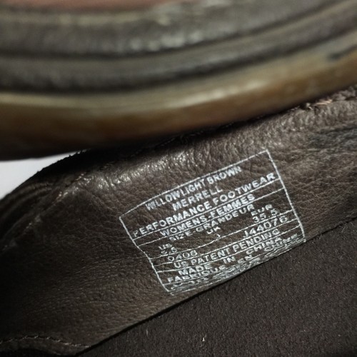 Merrell Willow Loafers Sneakers Shoes Mocs Brown Pink Women's Sz 5.5 - Picture 9 of 10