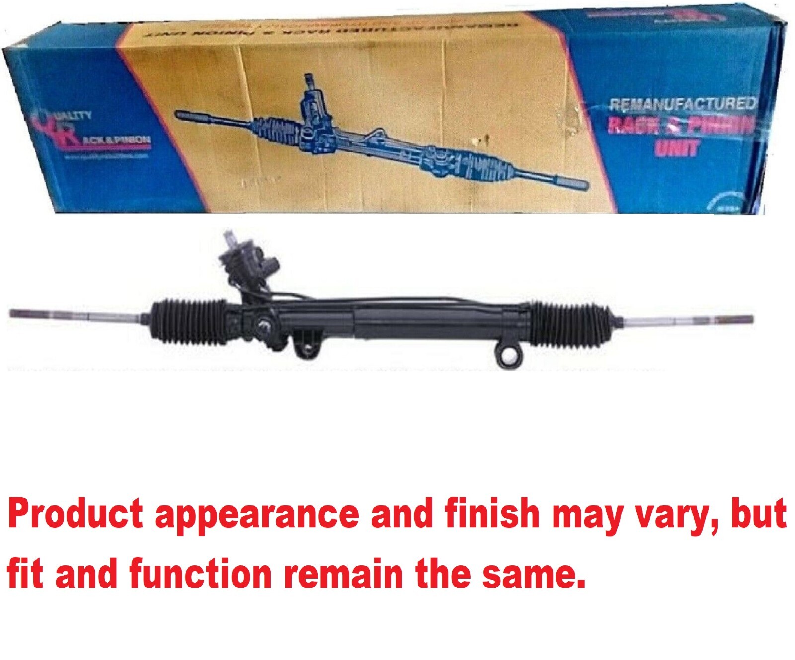 Rack and Pinion Complete Unit-Power Steering QUALITY REBUILDERS 25104