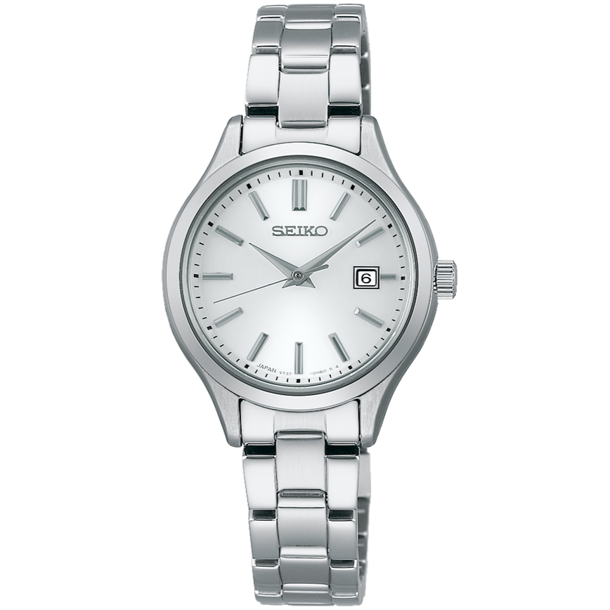 SEIKO SELECTION STPX093 Stainless Steel Solar Watch White Dial