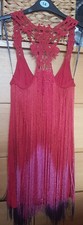 Red evening dress size 10