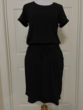 NWT 32 Degrees Cool size S black short sleeve soft tshirt dress 