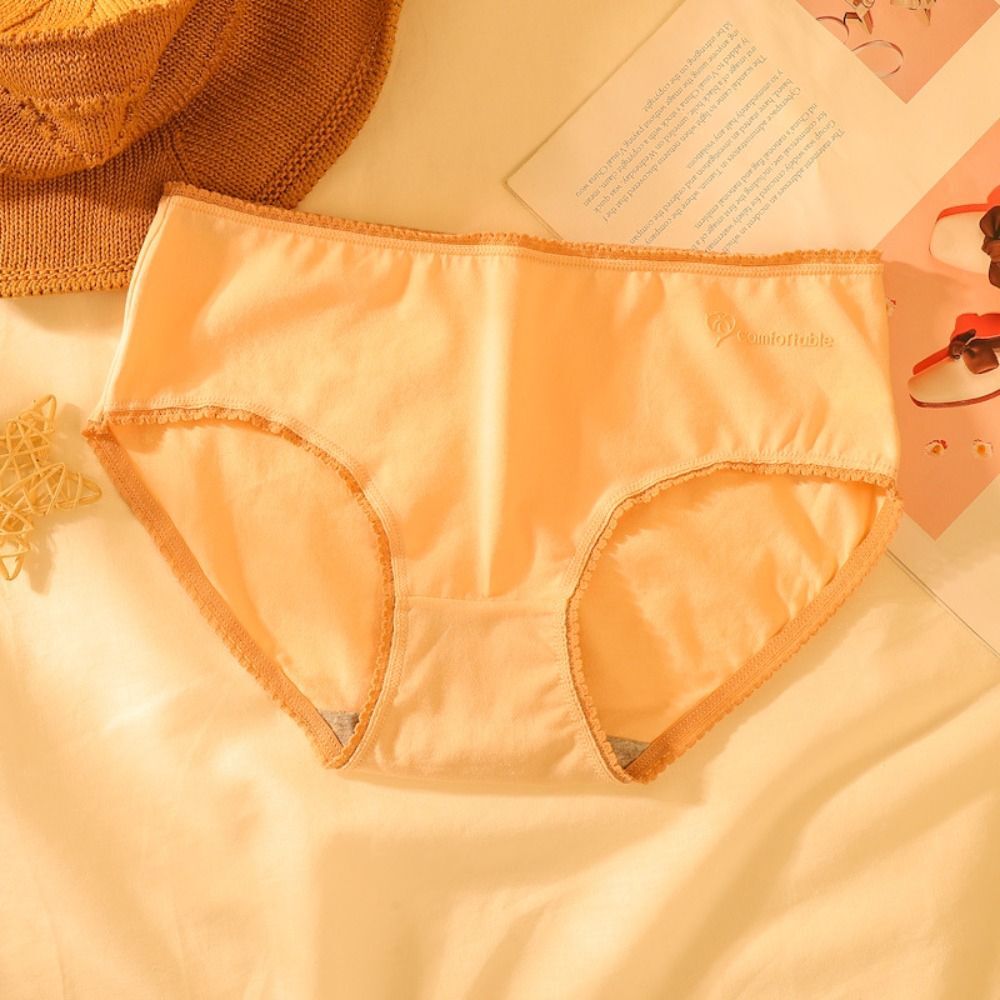 Antibacterial Bottom Plus Size Briefs Korean Underwear Cotton Women