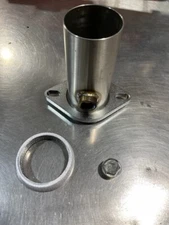 2.5 COLLECTOR FLANGE HEADER JDM ITR 2.5" EXHAUST CIVIC INTEGRA GASKET & O2 bung