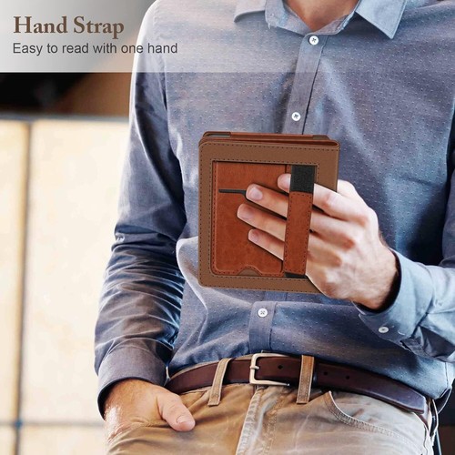 Stand Case for 6” Kobo Clara BW (2024)/ Kobo Clara Colour (2024) PU Leathe Cover - Picture 5 of 14