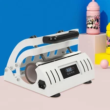 11-30 oz, HOT Tumbler Mug Heat Press Machine / Tumbler Heat Press Machine White