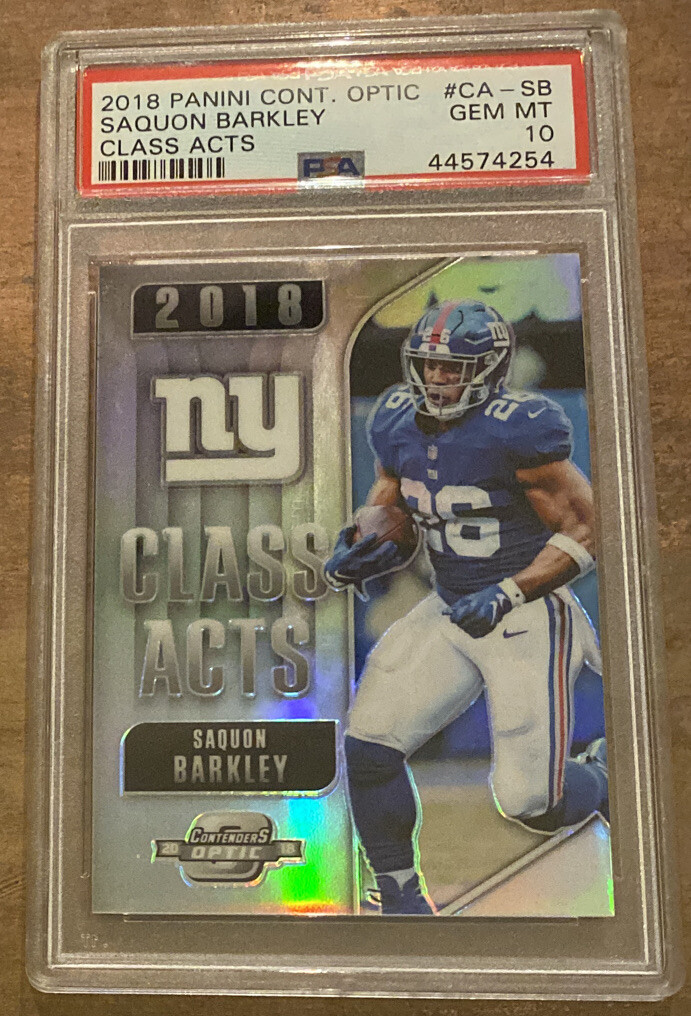 Saquon Barkley Panini Contenders Optic Class Acts #CASB Base