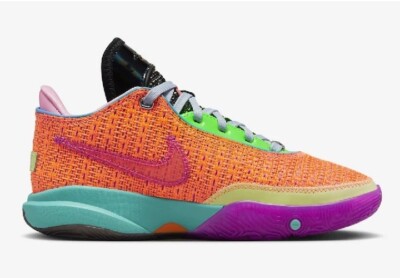 Nike Lebron 20 Chosen 1 Orange Purple Green DJ5423-800 Sz 8 | eBay