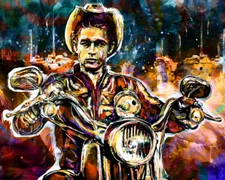 James Dean, Rebel Without A Cause, Canvas Print