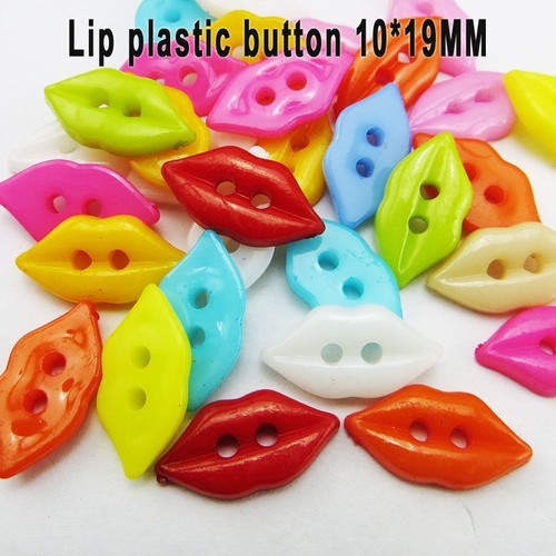 40Pcs Multicolor Cartoon Buttons Dyed Plastic Button Crafts Clothing Decoration - Picture 10 of 13