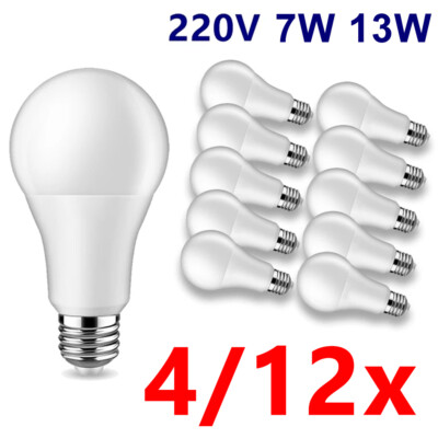 LED E27 Lampe Leuchtmittel Glüh Birne 7W (13W) 1500 Lumen = 100W 4x 6x 12x Set
