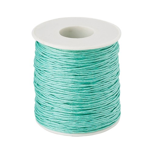 100 Yards 1mm Waxed Cotton Cord Thread Beading String Jewelry Braided Macrame - Picture 44 of 63