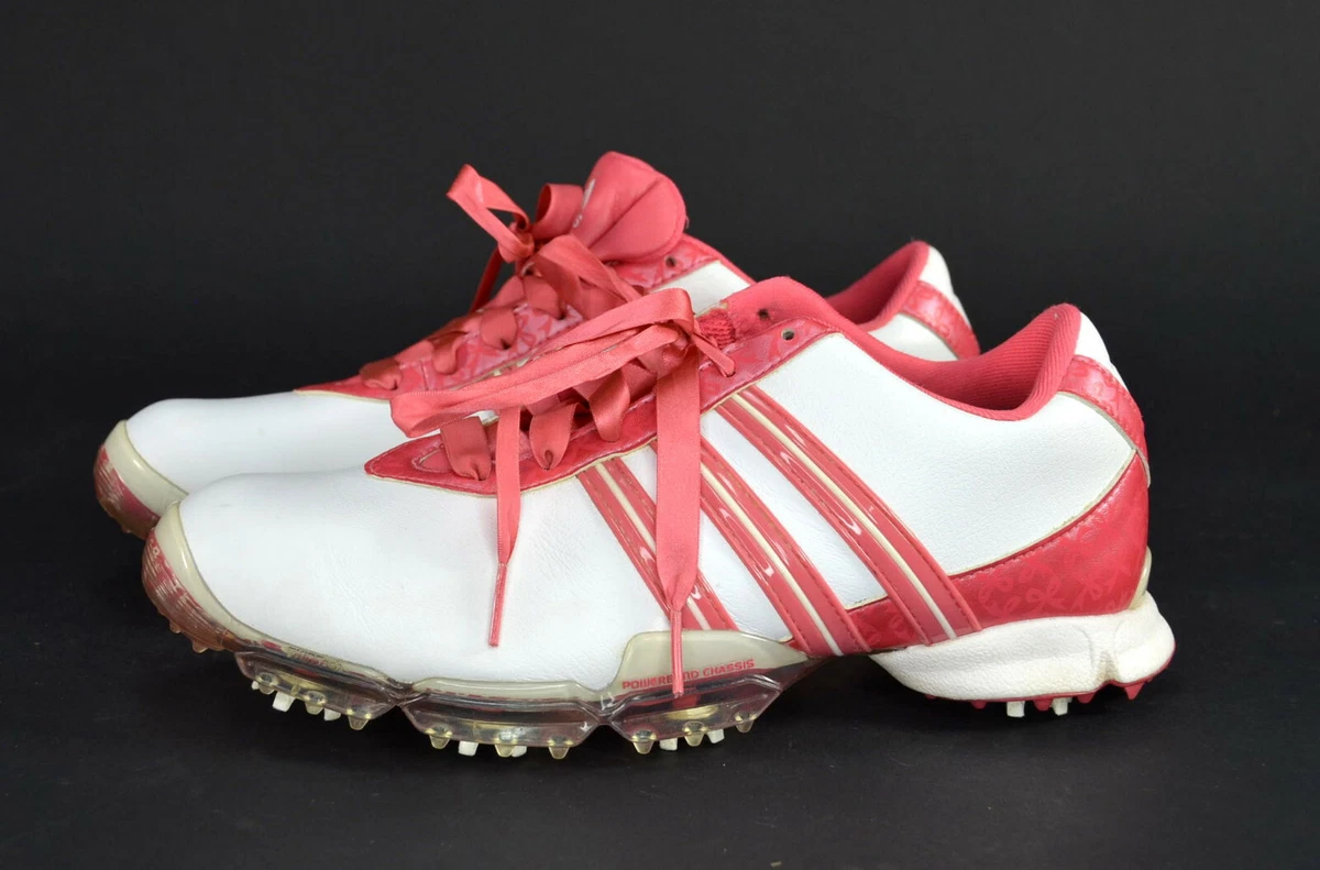 facet Han Afbrydelse Adidas Signature Paula Golf Shoes 670587 Pink Ribbon | Women&#039;s Size 7  | eBay