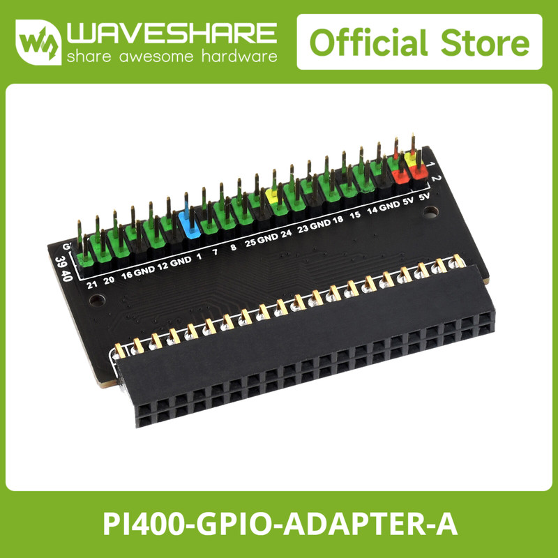Waveshare Raspberry Pi 400 GPIO Header Adapter Header Expansion