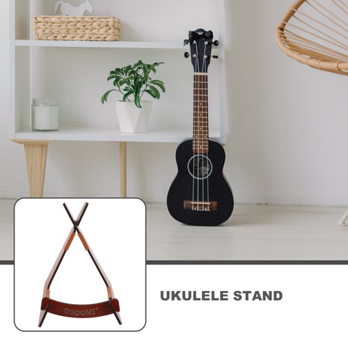 Instrument Stand Bass Rack Ukulele Uklele with Storage Violin Musical - Picture 5 of 12