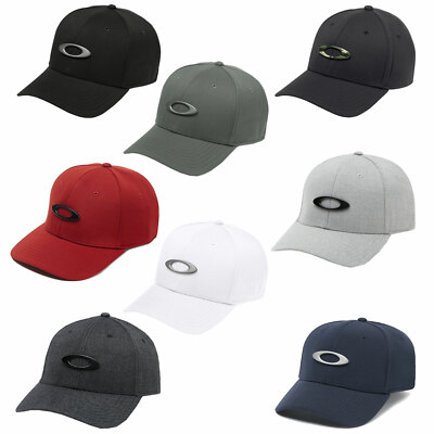 Oakley Tincan Stretch Fit Baseball Cap Basecap 6-Panel Fitted Mütze NEU