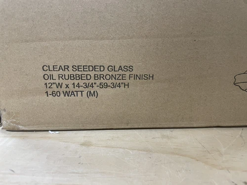 Vaxcel Lighting P0242 Huntley 1 Light 12"W Pendant - Bronze - Picture 7 of 13