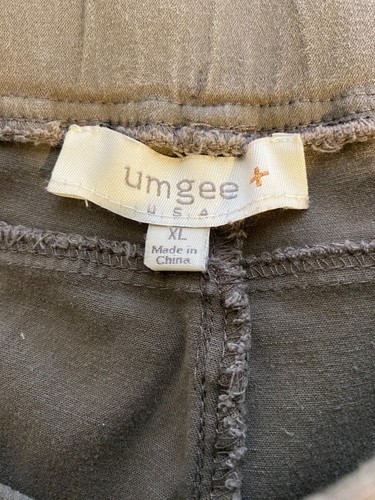 Umgee Distressed Cotton Blend Jeggings XL Greenish Gray Pull-on Casual - Picture 3 of 6