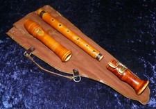 Patina estrema! RARITÀ - Collezionista: SAMPO/Lippold-Hammig flauto dolce antico, flauto, tedesco