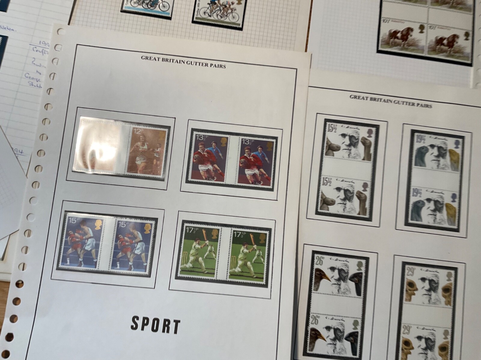 GB EII Unmounted MINT Commemorative 37 blocks and pairs in sets lot12 - Photo 3 sur 7