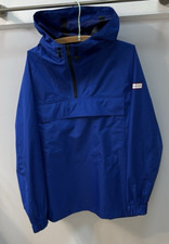 Hunter for Target Rain Pullover Jacket - Brilliant Blue SZ. MEDIUM EUC