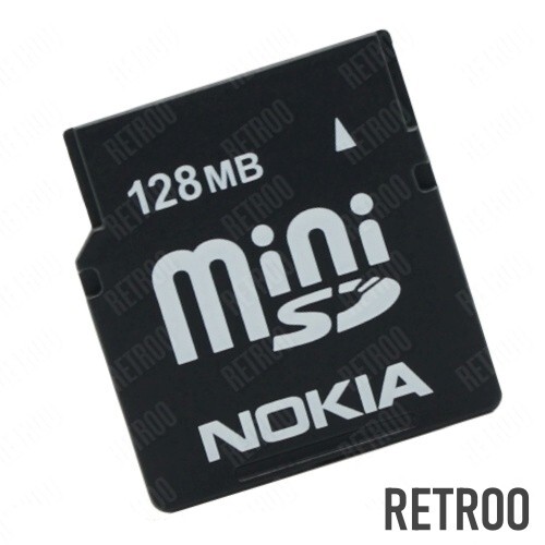 Nokia Mini-SD 128MB Memory card Type-MiniSD for Mobile Phones SDSDM128 - Picture 1 of 2