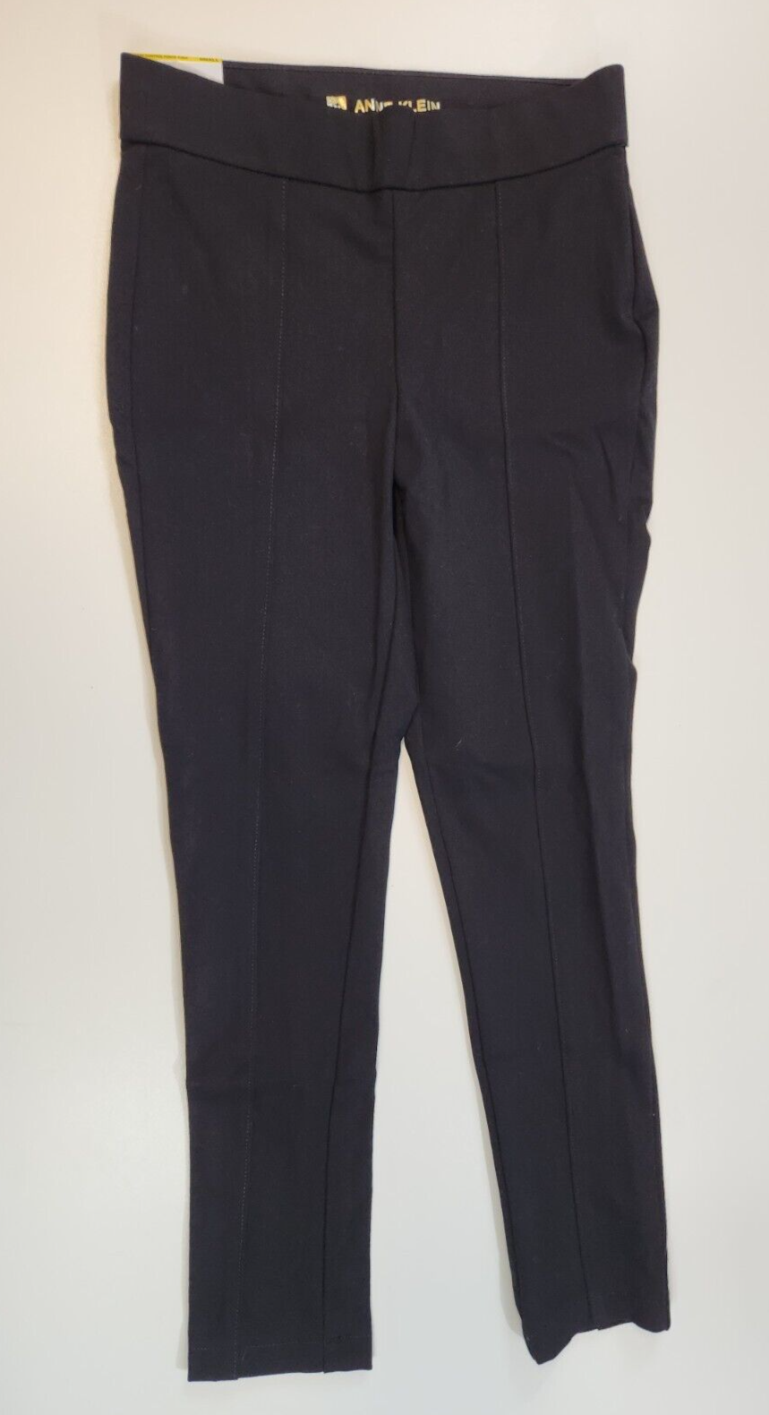 ANNE KLEIN Women's Black Ponte Pants Size Small S Tummy Control