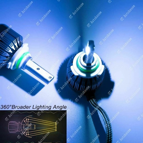 Kit de conversión de faros LED COB azul hielo alta potencia H8 H11 H9 haz bajo DRL - Imagen 3 de 12