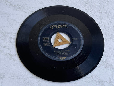 Eddie Cochran seltene deutsche Sammler  '45 ''Summertime Blues'' mit TRI