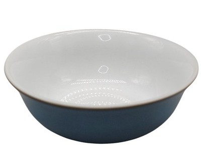 Denby Colonial Blue Coupe Cereal Bowl Stoneware 1990s Discontinued VTG England