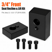 34 Inch Front Seat Riser Spacer Lift For Jeep Wrangler Jl 2018-2026
